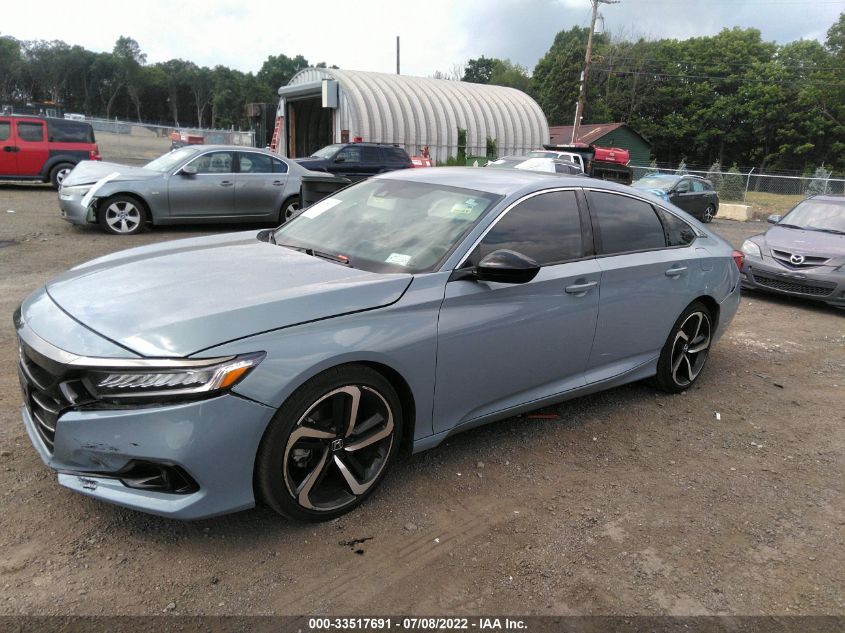 2021 HONDA ACCORD SEDAN SPORT SE VIN: 1HGCV1F48MA023798