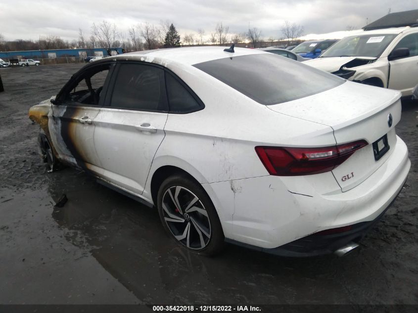2022 VOLKSWAGEN JETTA GLI AUTOBAHN VIN: 3VW2T7BU8NM029840