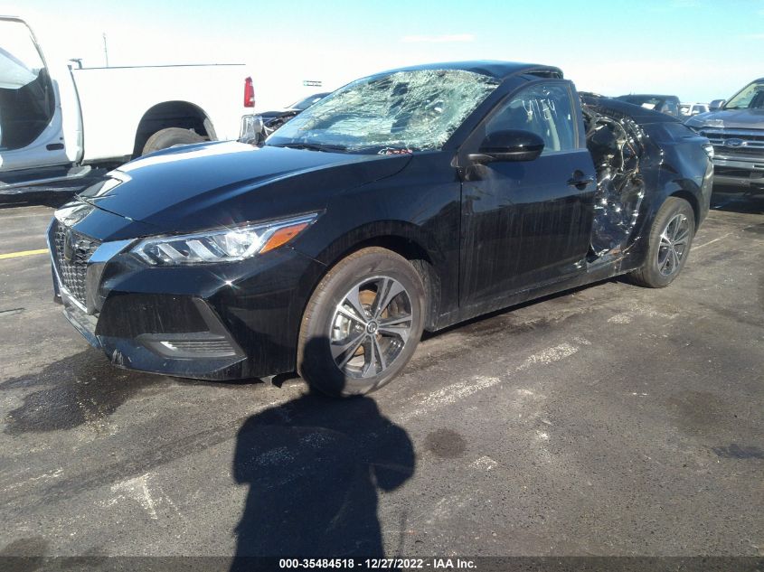 2022 NISSAN SENTRA SV VIN: 3N1AB8CV4NY262060