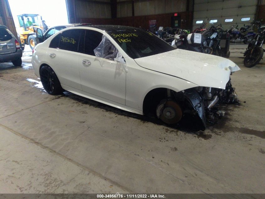 2022 MERCEDES-BENZ C-CLASS C 300 VIN: W1KAF4HB2NR067093