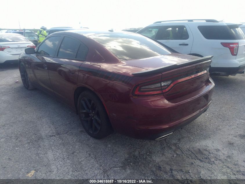 2021 DODGE CHARGER SXT VIN: 2C3CDXBG8MH612781