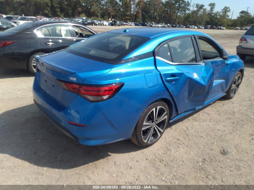 2021 NISSAN SENTRA SR VIN: 3N1AB8DV8MY323990