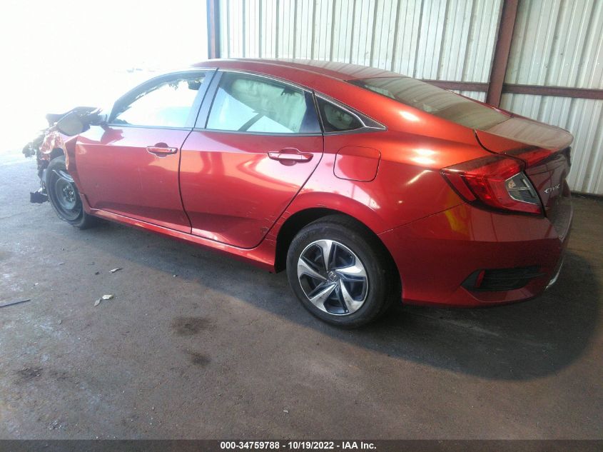 2021 HONDA CIVIC SEDAN LX VIN: 2HGFC2F69MH558389