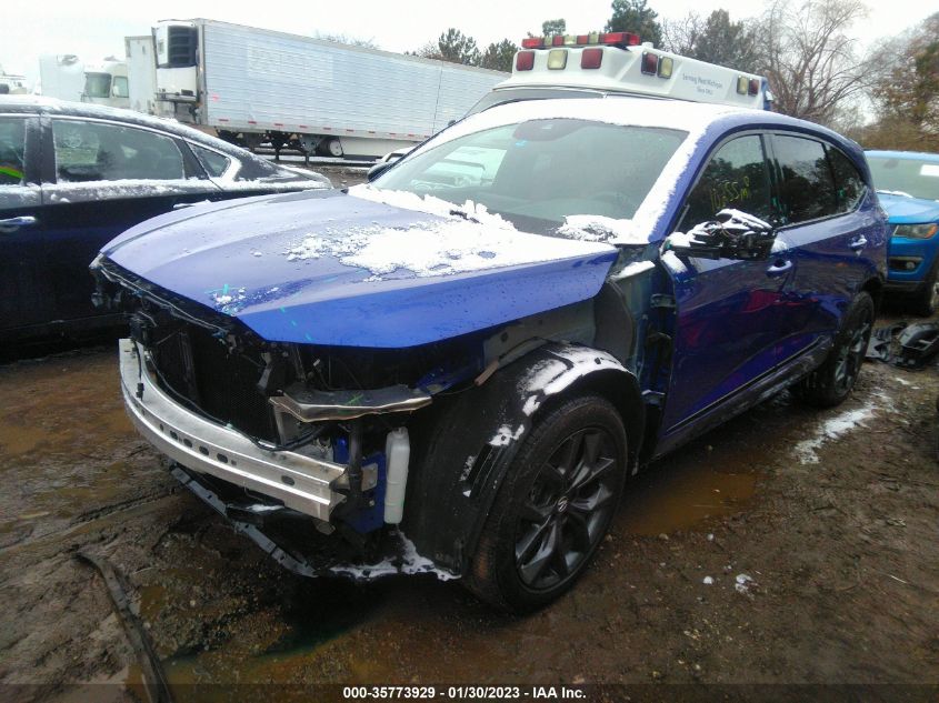 2022 ACURA MDX W/A-SPEC PACKAGE VIN: 5J8YE1H07NL033633