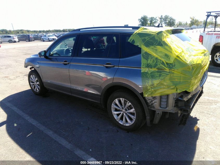 2020 VOLKSWAGEN TIGUAN S VIN: 3VV0B7AX0LM110743