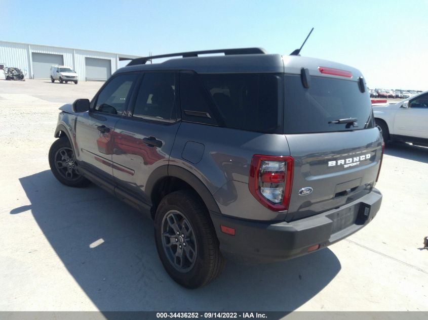 2022 FORD BRONCO SPORT BIG BEND VIN: 3FMCR9B68NRD54215