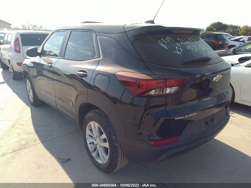 2021 CHEVROLET TRAILBLAZER LS VIN: KL79MMS23MB018503