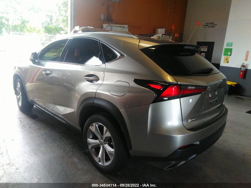 2020 LEXUS NX NX 300 F SPORT VIN: JTJSARBZ7L5005738