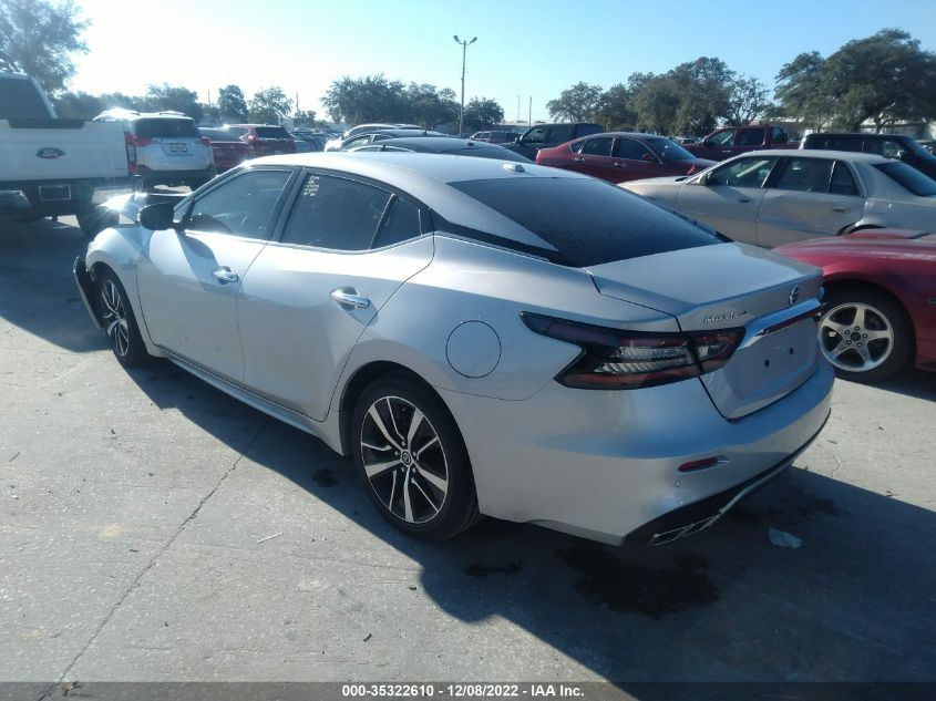 2022 NISSAN MAXIMA SV VIN: 1N4AA6CV2NC504511