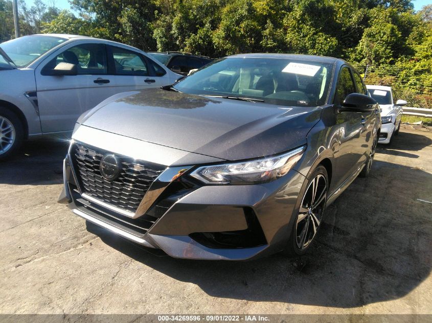 2021 NISSAN SENTRA SR VIN: 3N1AB8DV5MY264574