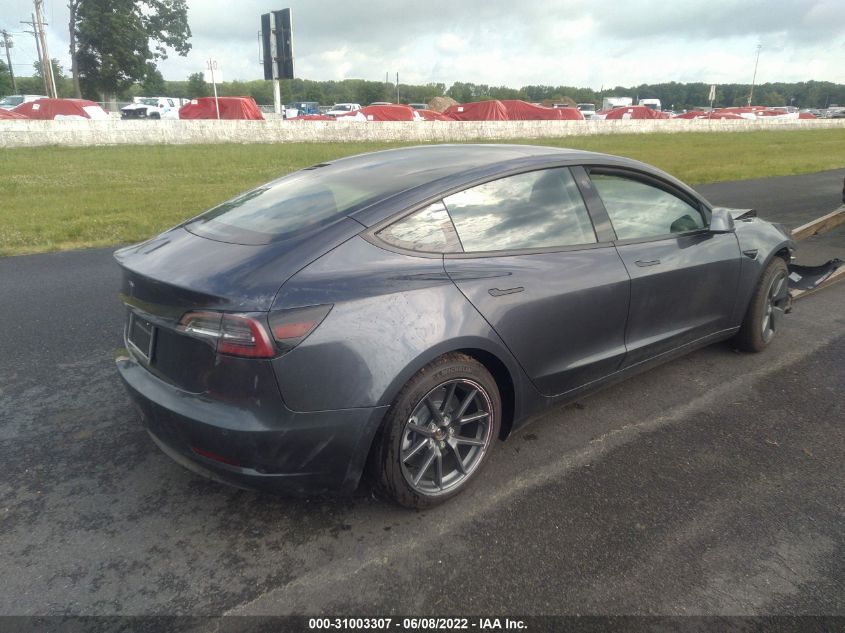 2021 TESLA MODEL 3 STANDARD RANGE PLUS VIN: 5YJ3E1EA9MF017439