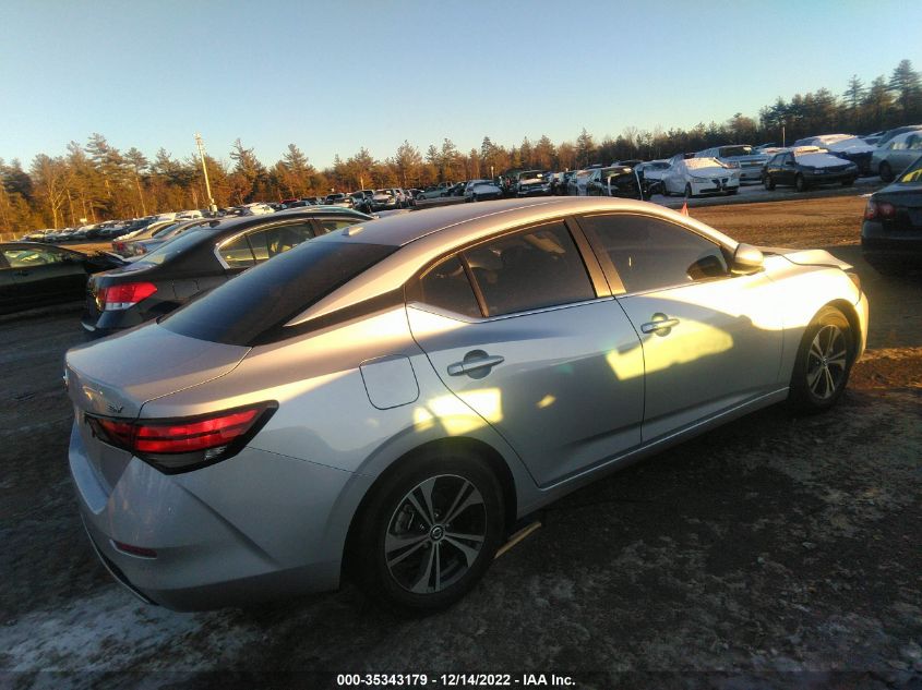 2022 NISSAN SENTRA SV VIN: 3N1AB8CV0NY300657