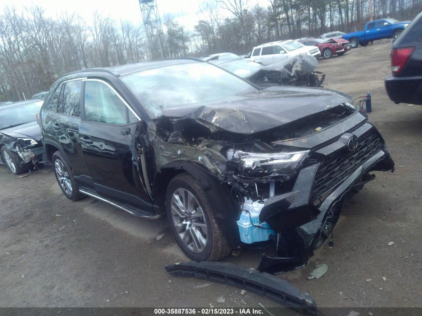 2022 TOYOTA RAV4 XLE PREMIUM VIN: 2T3A1RFV4NW268156