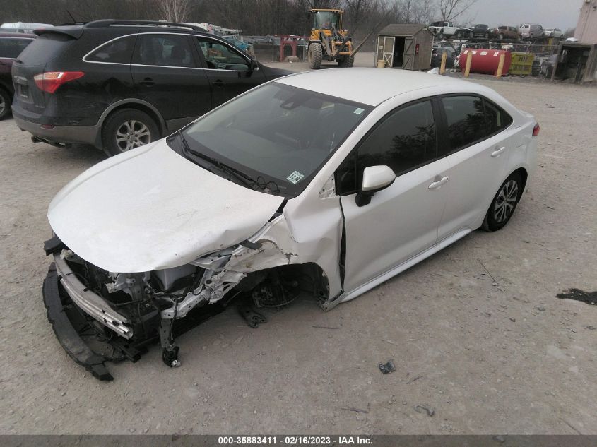 2022 TOYOTA COROLLA HYBRID LE VIN: JTDEAMDE4NJ044231