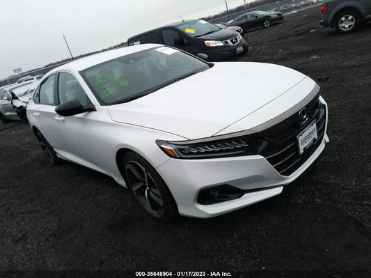 2022 HONDA ACCORD SEDAN SPORT VIN: 1HGCV1F34NA110865