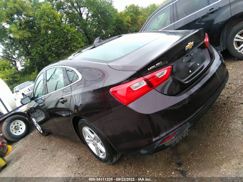2021 CHEVROLET MALIBU LS VIN: 1G1ZB5ST5MF057991