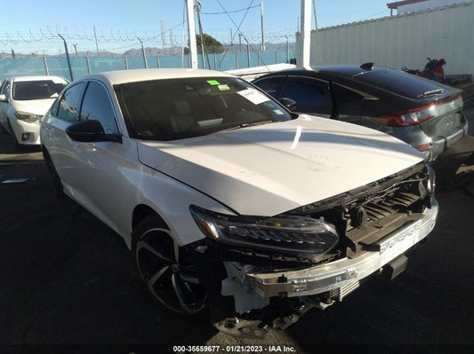 2022 HONDA ACCORD SEDAN SPORT VIN: 1HGCV1F30NA052527