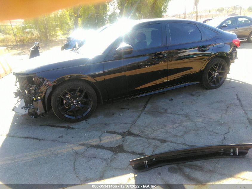 2022 HONDA CIVIC SEDAN SPORT VIN: 2HGFE2F5XNH531625