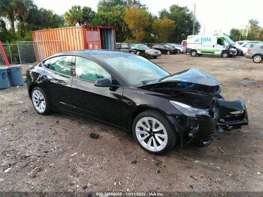 2022 TESLA MODEL 3 LONG RANGE VIN: 5YJ3E1EB8NF109605