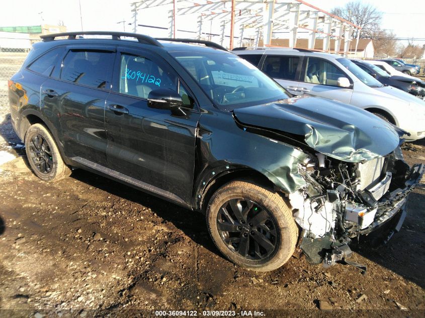 2022 KIA SORENTO X-LINE S VIN: 5XYRLDLC2NG131332
