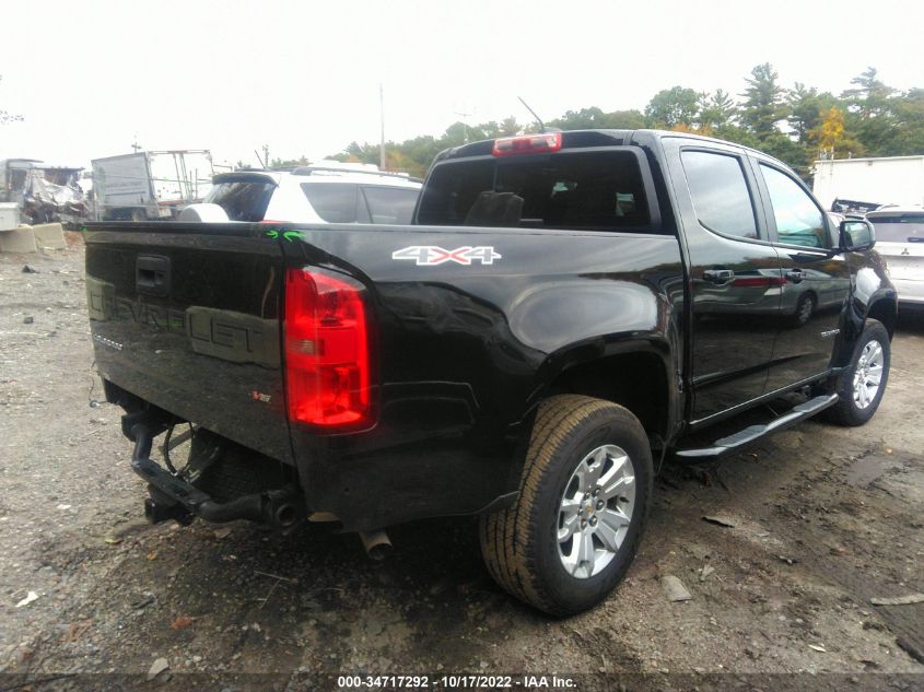 2021 CHEVROLET COLORADO 4WD LT VIN: 1GCGTCEN9M1135103