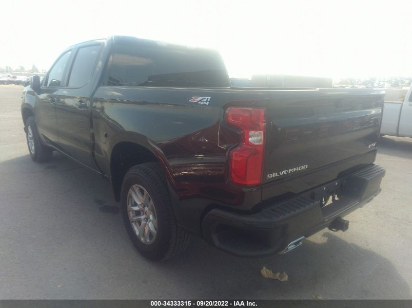 2021 CHEVROLET SILVERADO 1500 RST VIN: 3GCUYEET8MG117403