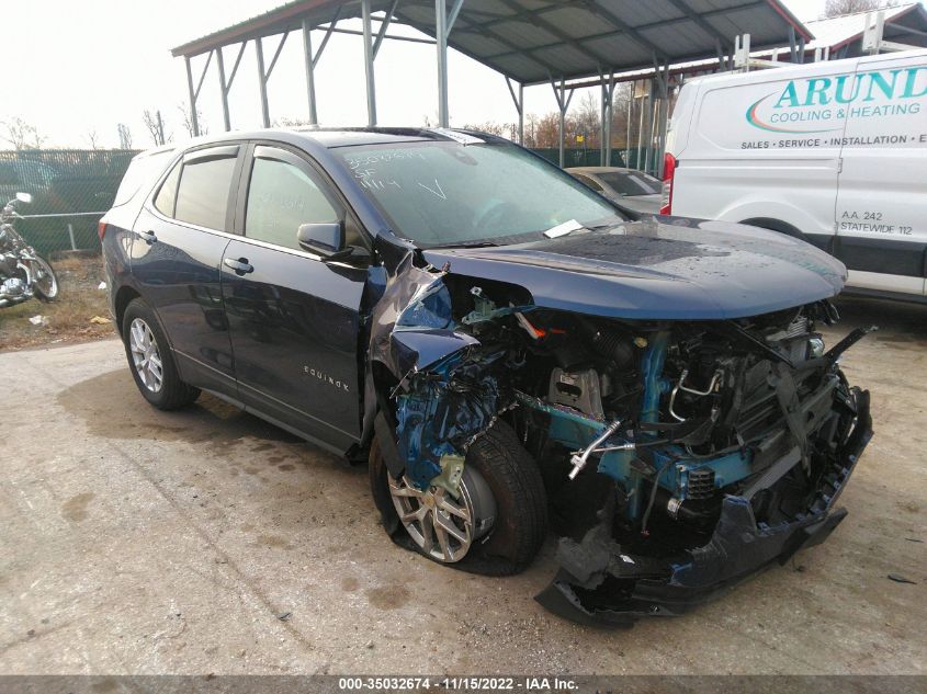 2022 CHEVROLET EQUINOX LT VIN: 3GNAXUEV1NS222663