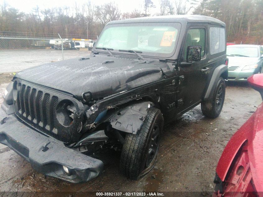 2022 JEEP WRANGLER SPORT VIN: 1C4HJXAG6NW202124