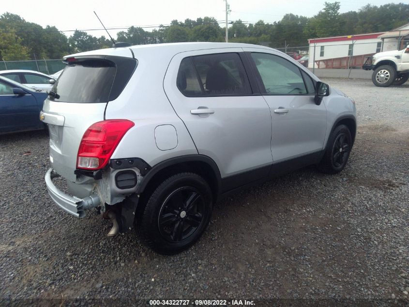 2020 CHEVROLET TRAX LS VIN: 3GNCJKSB7LL295326