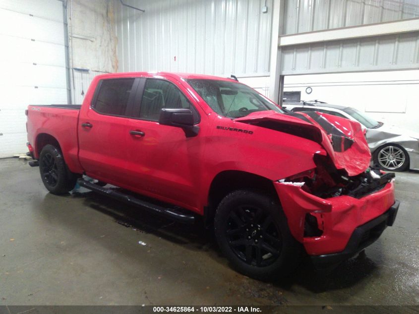 2021 CHEVROLET SILVERADO 1500 CUSTOM VIN: 1GCPYBEK0MZ443103