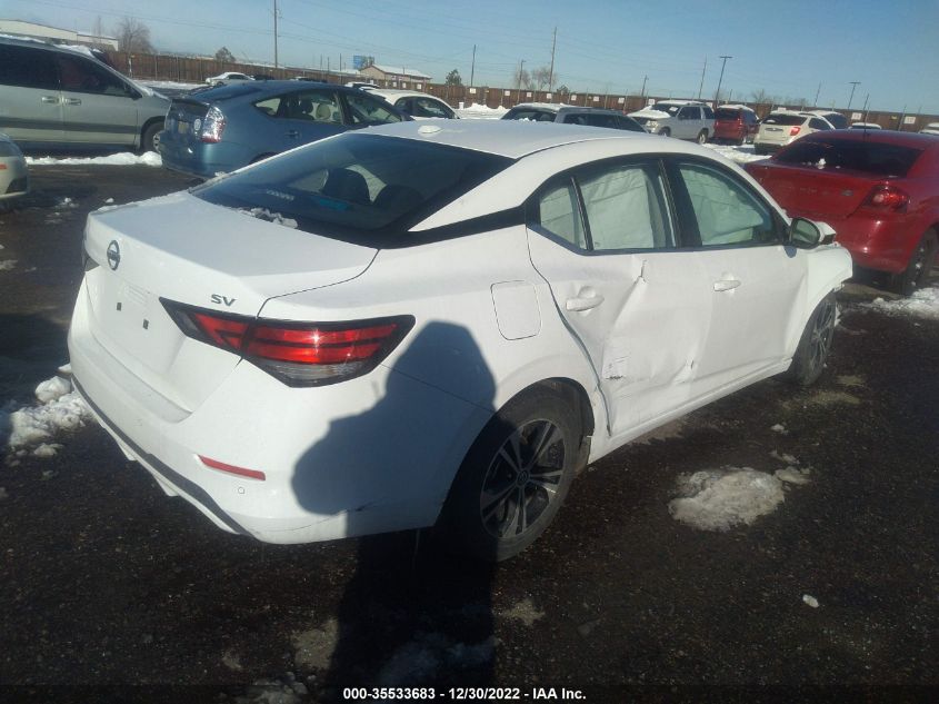 2021 NISSAN SENTRA SV VIN: 3N1AB8CV4MY238727