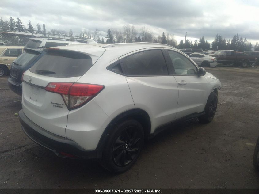 2022 HONDA HR-V SPORT VIN: 3CZRU6H13NM713243
