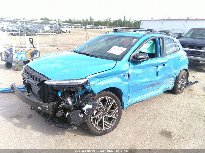 2022 HYUNDAI KONA N LINE VIN: KM8K33A34NU794376