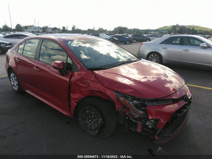 2021 TOYOTA COROLLA LE VIN: JTDEPMAE3MJ141132