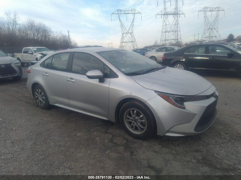 2022 TOYOTA COROLLA HYBRID LE VIN: JTDEAMDE5N3008472