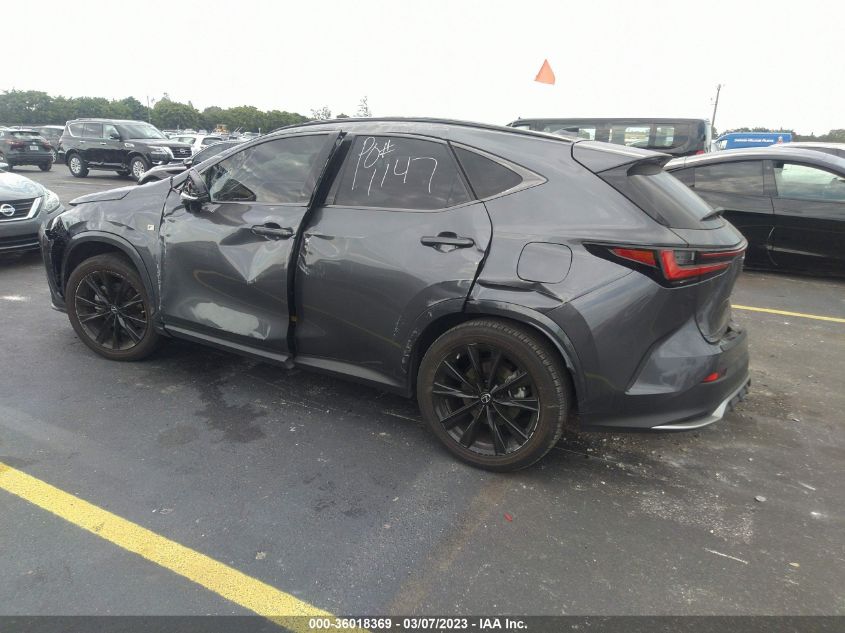 2022 LEXUS NX NX 350 F SPORT HANDLING VIN: JTJKGCEZ2N2001169