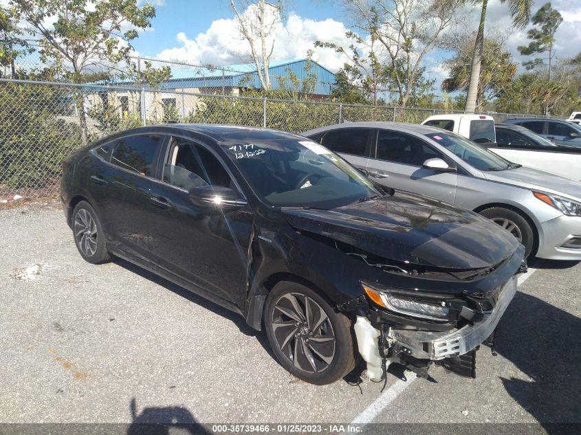 2022 HONDA INSIGHT TOURING VIN: 19XZE4F92NE014177