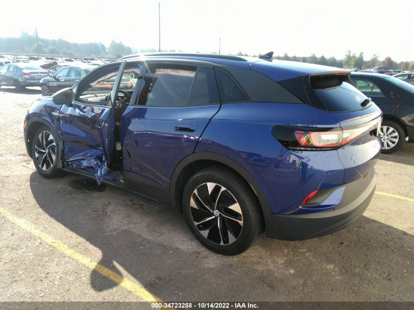 2021 VOLKSWAGEN ID.4 PRO S VIN: WVGTMPE26MP030763