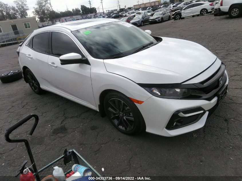 2021 HONDA CIVIC HATCHBACK EX VIN: SHHFK7H66MU426478
