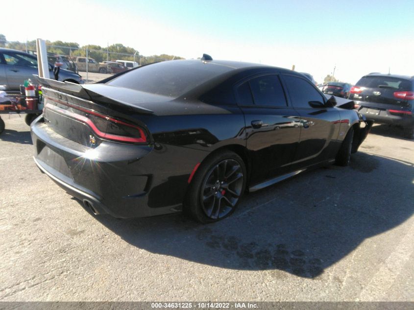 2021 DODGE CHARGER SCAT PACK VIN: 2C3CDXGJ8MH556555