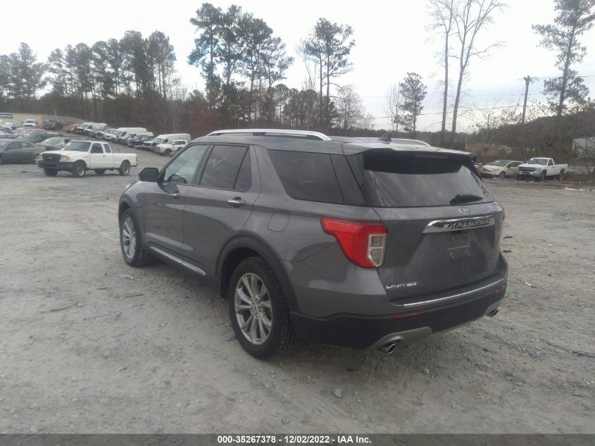 2022 FORD EXPLORER LIMITED VIN: 1FMSK7FH5NGA32185
