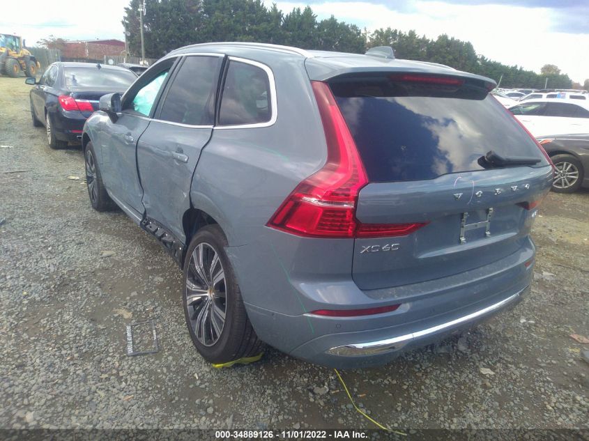 2022 VOLVO XC60 INSCRIPTION VIN: YV4L12RL8N1060108