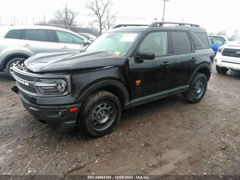2021 FORD BRONCO SPORT BADLANDS VIN: 3FMCR9D9XMRA62474