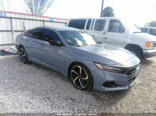 2022 HONDA ACCORD SEDAN SPORT VIN: 1HGCV1F33NA064512