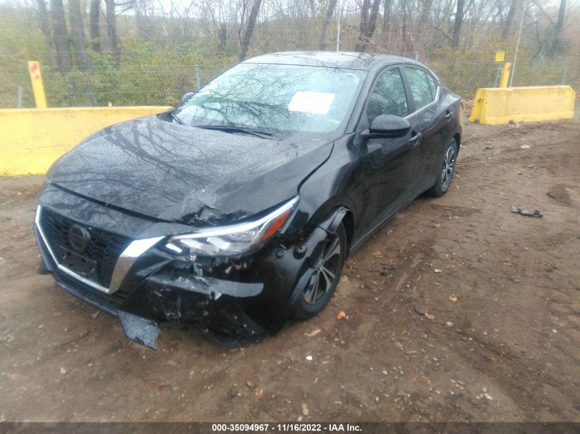 2022 NISSAN SENTRA SV VIN: 3N1AB8CV5NY266859
