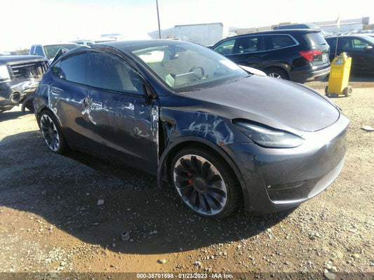 2022 TESLA MODEL Y PERFORMANCE VIN: 7SAYGDEF8NF543434