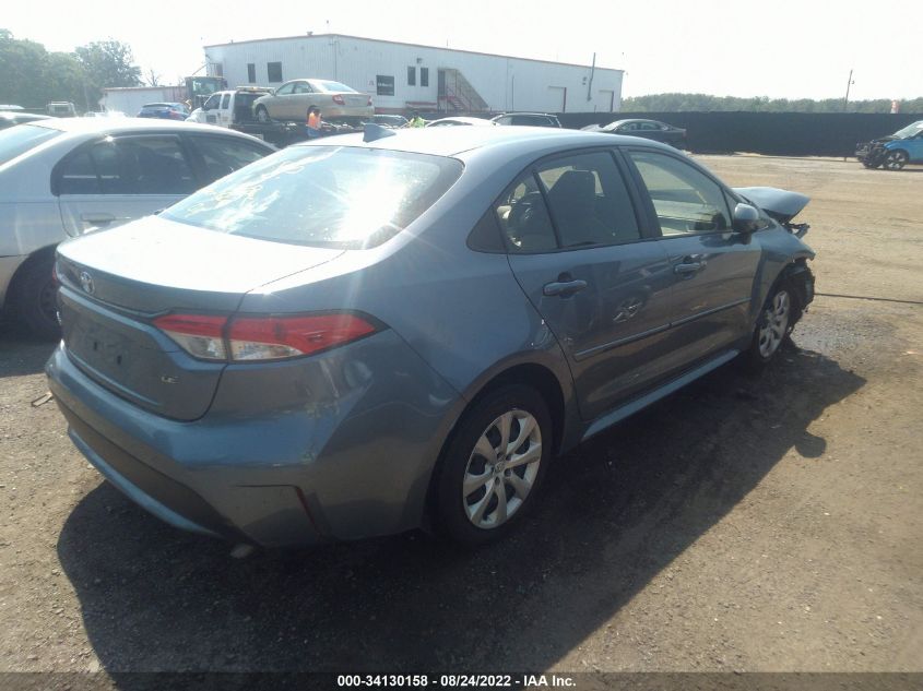 2021 TOYOTA COROLLA LE VIN: JTDEPMAE4MJ159011