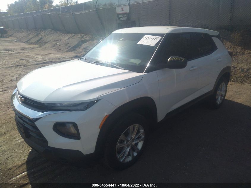 2021 CHEVROLET TRAILBLAZER LS VIN: KL79MNSL2MB008754