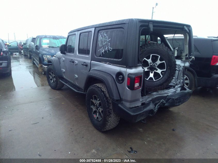 2021 JEEP WRANGLER UNLIMITED SPORT S VIN: 1C4HJXDG1MW502518