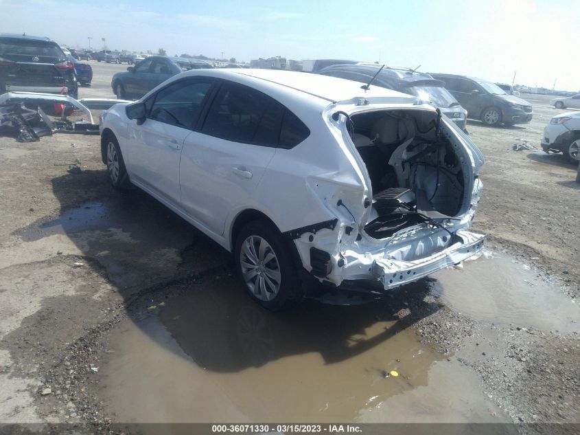 2022 SUBARU IMPREZA VIN: 4S3GTAA68N1727273